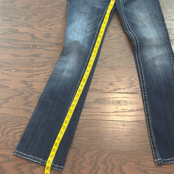 Miss Me Embellished Boot Cut Low Rise Jeans 27 x 34 Inseam - Picture 5 of 10